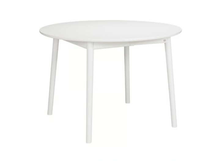 ZIGZAG 660WH - Extending round birch table _ Hans K